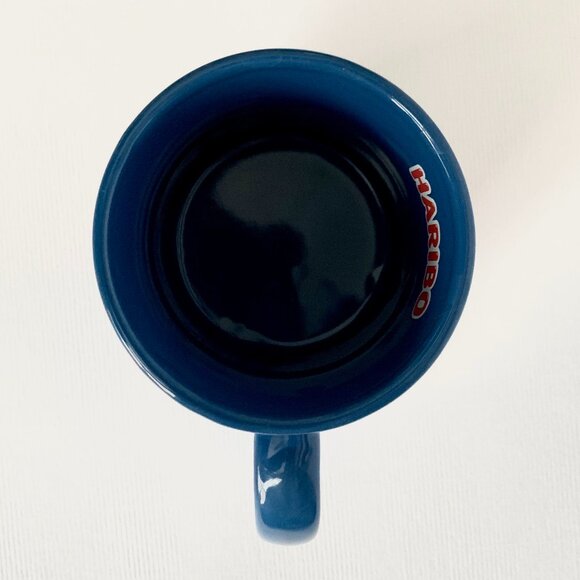 Haribo Gummy Bears Coffee Tea Mug Cup Blue Collectible Colourful Gold Gummies - Picture 6 of 11